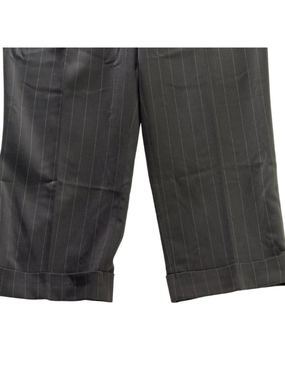 Pantology Womens Pinstripe Trousers Brown Size 14 Polyester/Rayon/Spandex - Picture 6 of 13